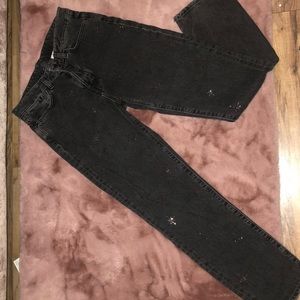 Blackish Jeans w/ Studs